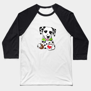 Dalmatian Coffee Baseball T-Shirt